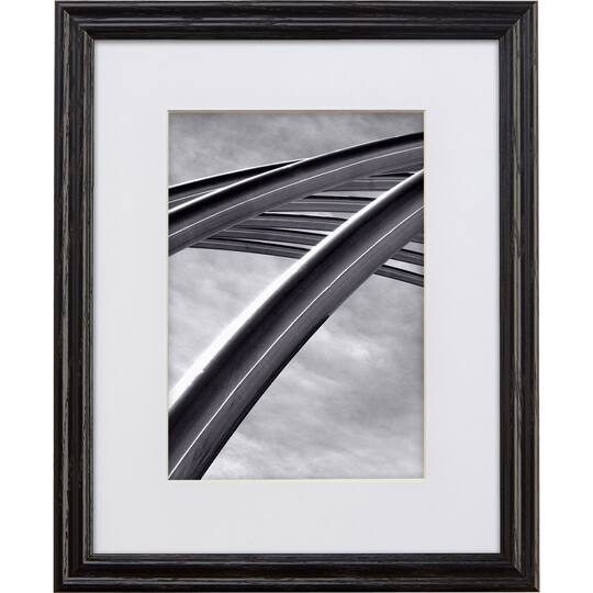 Craig Frames Wiltshire 200 Ebony Picture Frame with Mat